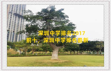 深圳中学排名2017前十，深圳中学排名最新